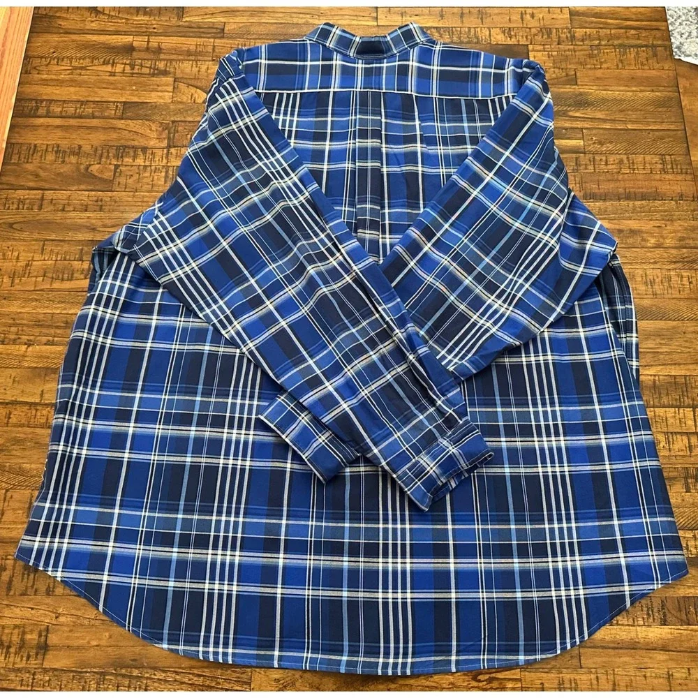 NWT $138 Polo Ralph Lauren Mens 3XB Pony Plaid‎ Oxford Button Down Shirt Big